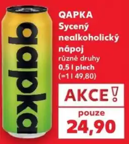 Kaufland Qapka sycený nealkoholický nápoj nabídka