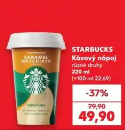 Kaufland Starbucks kávový nápoj nabídka