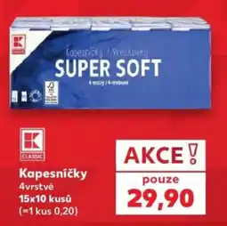 Kaufland K-Classic kapesníčky 4vrstvé nabídka