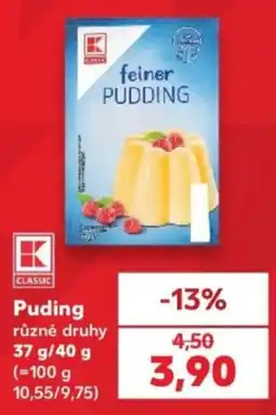 Kaufland K Classic Puding nabídka