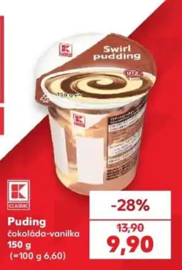 Kaufland K Classic Puding čokoláda-vanilka nabídka