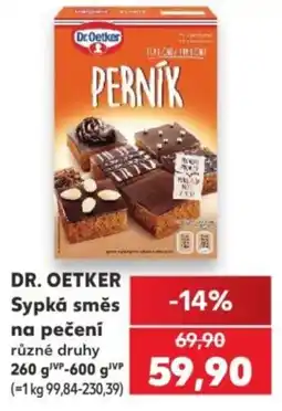 Kaufland Dr. Oetker sypká směs na pečení různé druhy nabídka