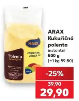 Kaufland Arax kukuřičná polenta instantní nabídka