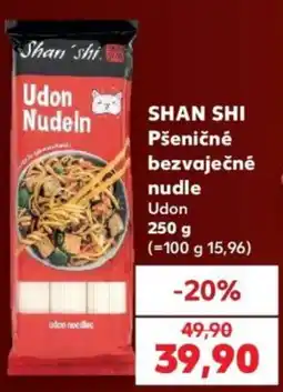 Kaufland Shan shi Udon Nudeln nabídka