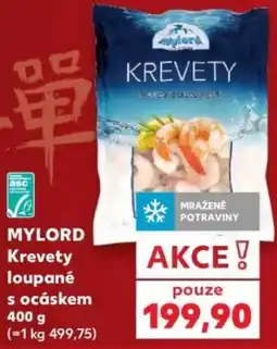 Kaufland Mylord krevety loupané s ocáskem nabídka