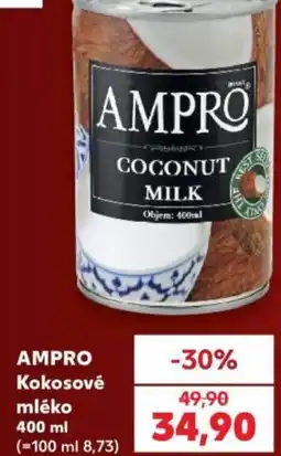 Kaufland Ampro kokosové mléko nabídka