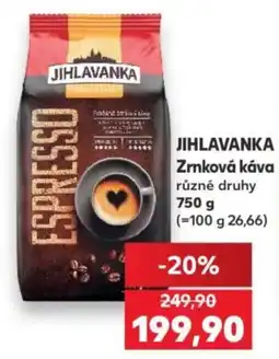 Kaufland Jihlavanka zrnková káva nabídka