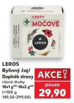 Kaufland Leros bylinný čaj doplněk stravy nabídka
