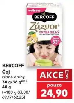 Kaufland Bercoff čaj nabídka