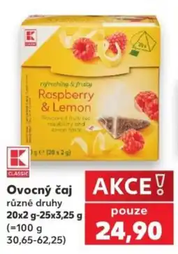 Kaufland K Classic ovocný čaj nabídka