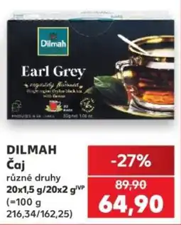 Kaufland Dilmah čaj nabídka
