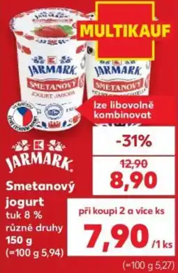 Kaufland Jarmark smetanový jogurt nabídka