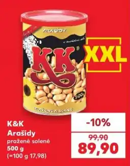 Kaufland K&K Arašidy pražené solené nabídka
