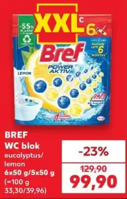 Kaufland Bref WC blok eucalyptus/lemon nabídka