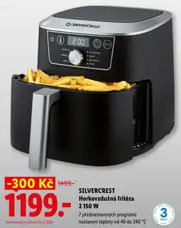 Lidl SILVERCREST Horkovzdušná fritéza 2 150 W nabídka