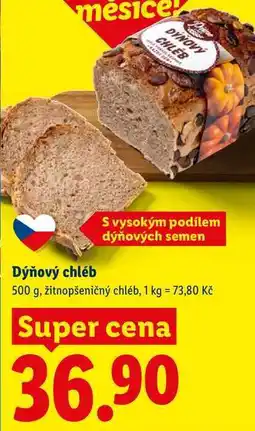 Lidl Dýňový chléb nabídka