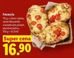 Lidl Focaccia nabídka