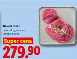 Lidl Hovězí ořech, cena za nabídka