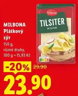 Lidl MILBONA Plátkový sýr nabídka