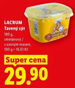 Lidl LACRUM Tavený sýr nabídka