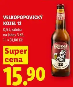 Lidl VELKOPOPOVICKÝ KOZEL 12 nabídka