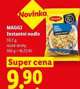 Lidl MAGGI Instantní nudle nabídka