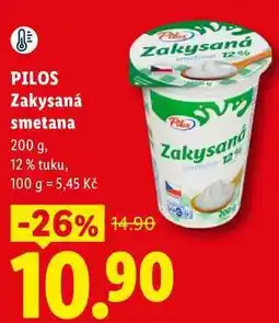 Lidl PILOS Zakysaná smetana nabídka