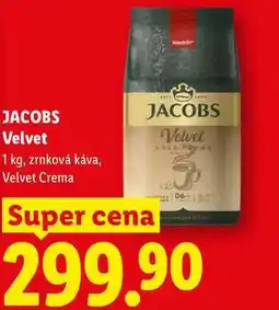 Lidl JACOBS Velvet nabídka