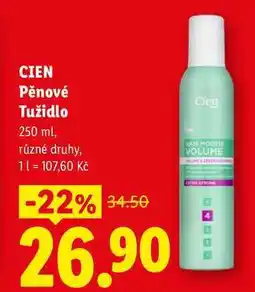 Lidl CIEN Pěnové Tužidlo nabídka