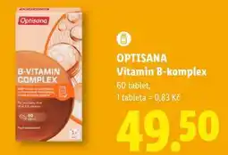 Lidl OPTISANA Vitamin B-komplex, 60 tablet nabídka