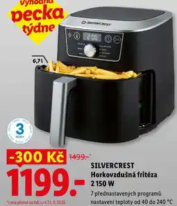 Lidl SILVERCREST Horkovzdušná fritéza 2 150 W nabídka