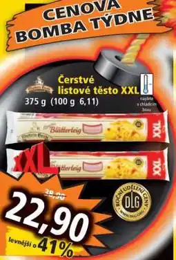 Norma Čerstvé listové těsto XXL nabídka