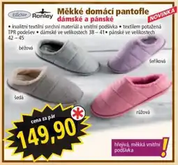 Norma Měkké domácí pantofle dámské a pánské nabídka