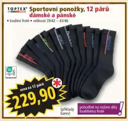 Norma Sportovní ponožky, 12 párů dámské a pánské nabídka