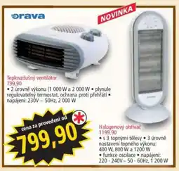 Norma TEPLOVZDUŠNÝ VENTILÁTOR nabídka