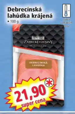 Norma Debrecínská lahůdka krájená nabídka