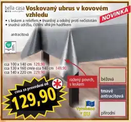Norma Voskovaný ubrus v kovovém vzhledu nabídka