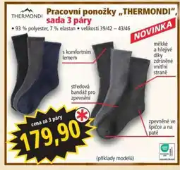 Norma Pracovní ponožky „THERMONDI“, sada 3 páry nabídka