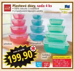Norma Plastové dózy, sada 4 ks nabídka