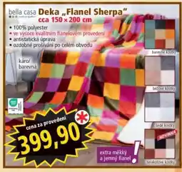 Norma Deka „Flanel Sherpa“ nabídka
