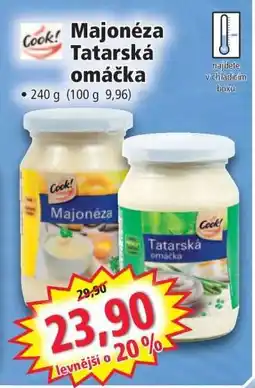 Norma Majonéza, Tatarská omáčka nabídka