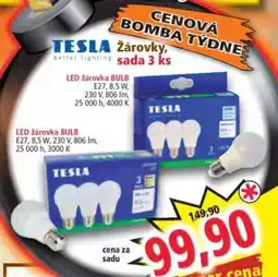 Norma TESLA Žárovky, sada 3 ks nabídka