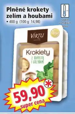 Norma Plněné krokety zelím a houbami nabídka