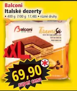 Norma Balconi Italské dezerty nabídka