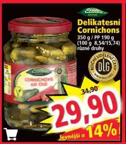 Norma Delikatesní Cornichons nabídka