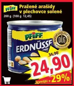 Norma Pražené arašídy v plechovce solené nabídka