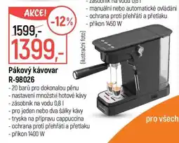 Globus Pákový kávovar R-98026 nabídka