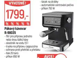 Globus Pákový kávovar R-98035 nabídka