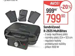 Globus Sendvičovač R-2635 MultiBites nabídka