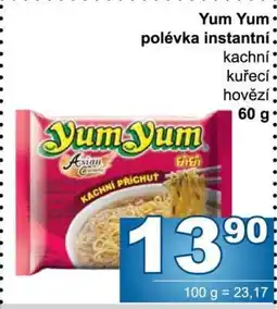 Jip Yum Yum polévka instantní nabídka
